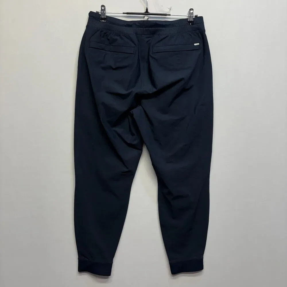 Vuori Men Meta Jogger Pants Size Large Dark Blue Performance C124 -1